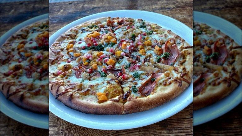 Tuscan Table Prosciutto and Pumpkin Wood fired pizza