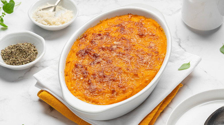 a baked pumpkin casserole