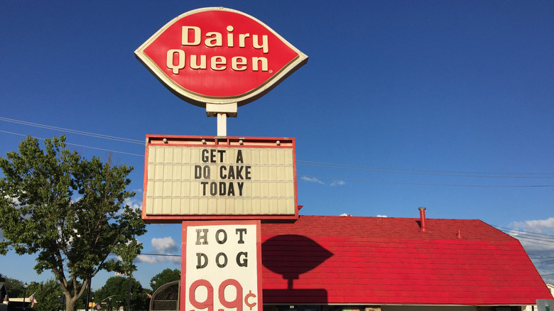 vintage Dairy Queen with old logo