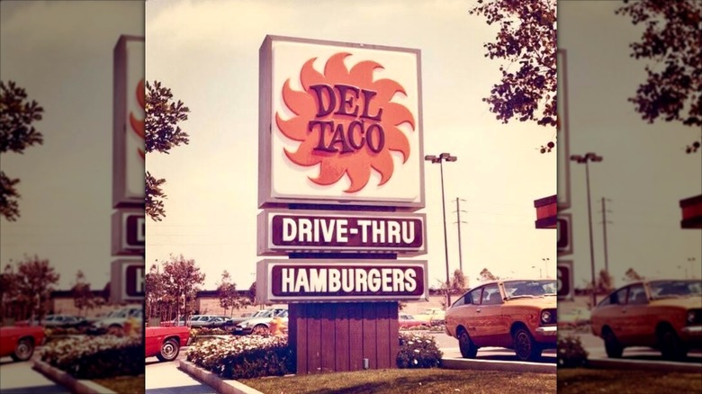 vintage Del Taco sign