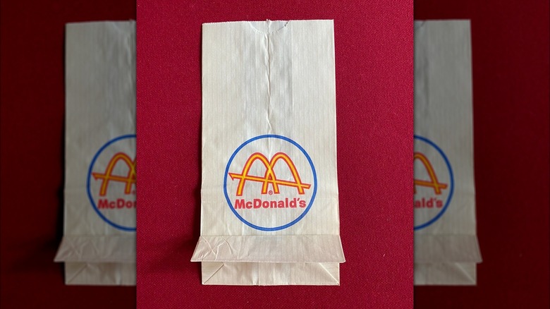 vintage 1960s McDonald's paper bag