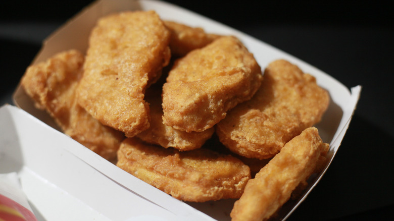 Chicken McNuggets in a box