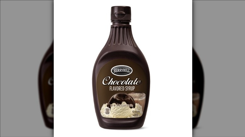 bottle of ﻿﻿Berryhill Chocolate Flavored Syrup