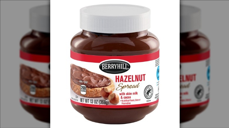 jar of Berryhill Hazelnut Spread