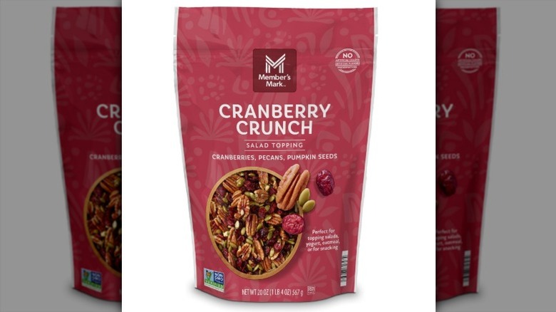 A bag of Member's Mark Cranberry Crunch Salad Topper on a white background.