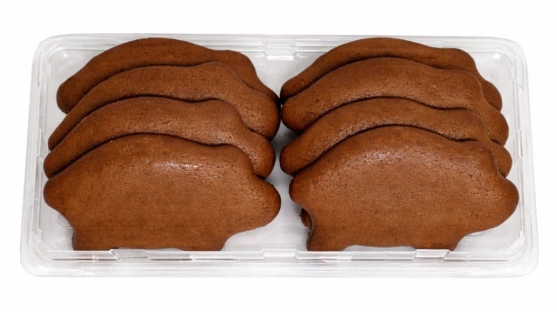 Member's Mark Marranitos Cookies in clear plastic packaging on a white background.