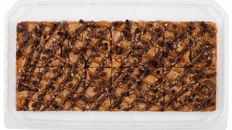 Member's Mark Turtle Cookie Bars in clear plastic packaging on a white background.