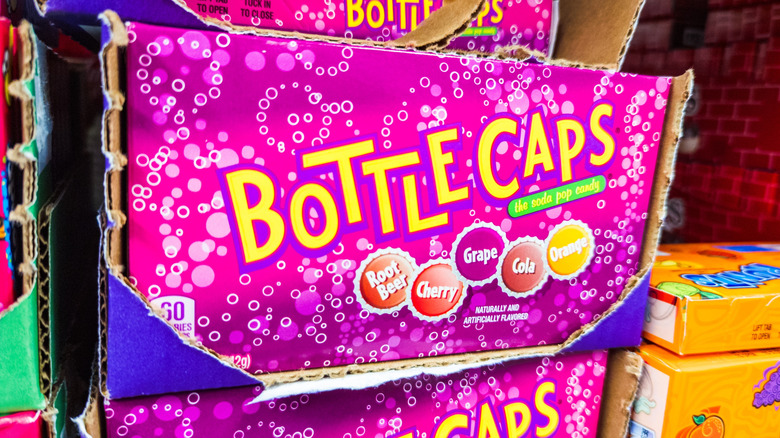 A box of Bottle Caps