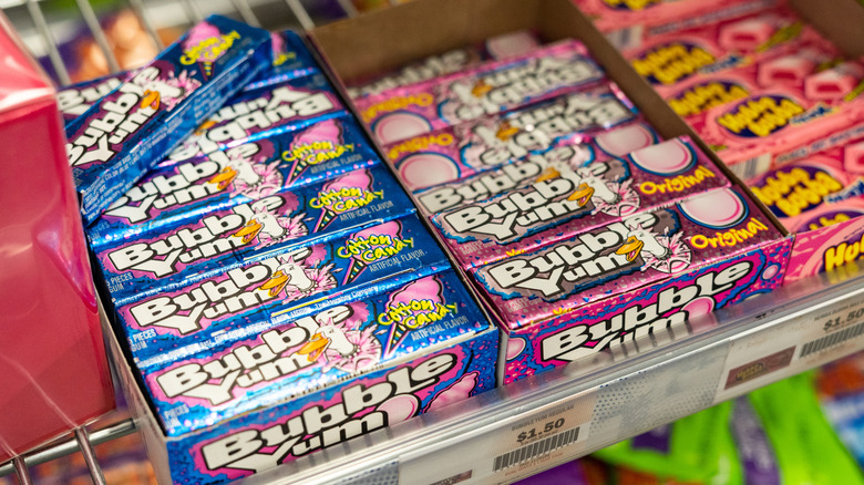 Packs of Bubble Yum