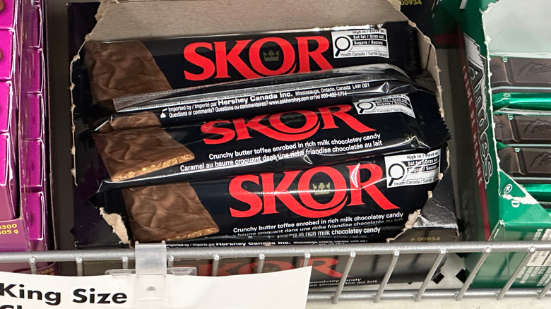 Skor bars for sale at Dollar Tree