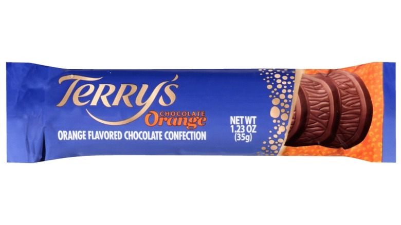 Terry's Chocolate Orange Confection bar on a white background.