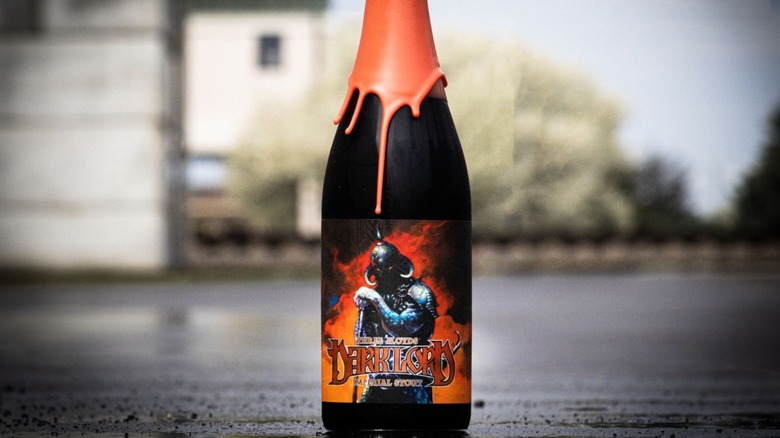 Dark Lord beer bottle