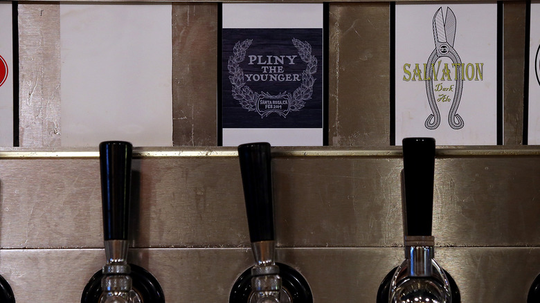 Pliny the Younger beer on tap