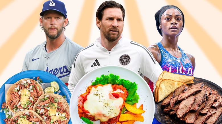 Professional athletes and their favorite foods