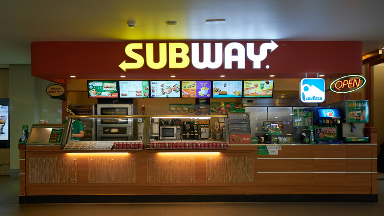 a Subway storefront