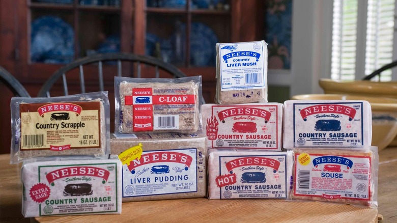 Assorted Neese's Country Sausage products