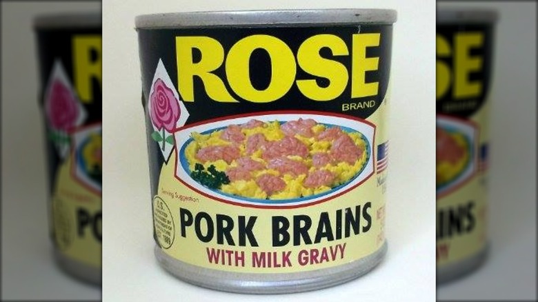 Rose Pork Brains With Milk Gravy