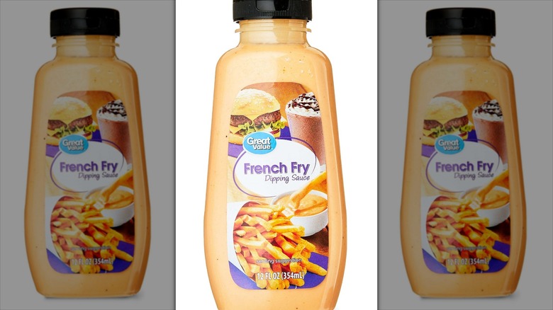 Squeeze bottle of Great Value French Fry Dipping Sauce
