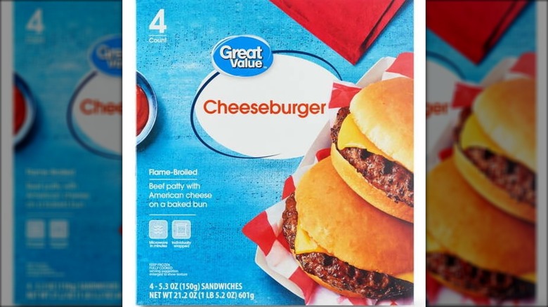 Great Value Frozen Cheeseburgers