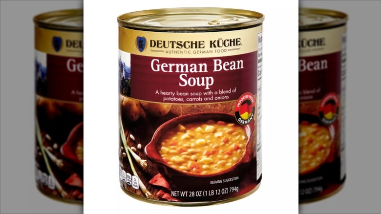 can of Aldi's Deutsche Küche German Bean Soup
