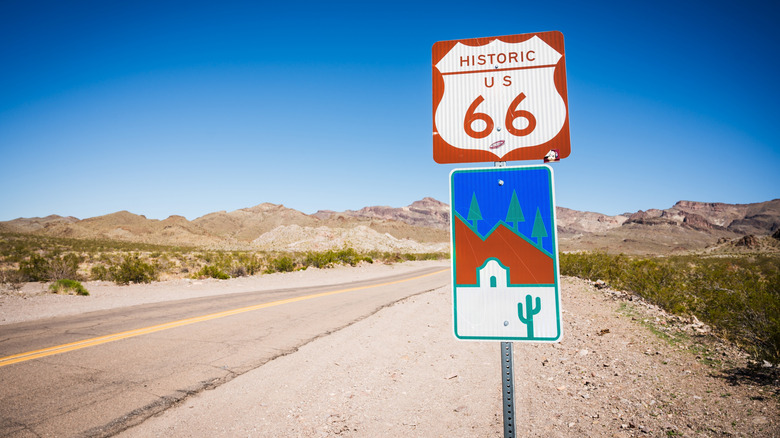Route 66 sign