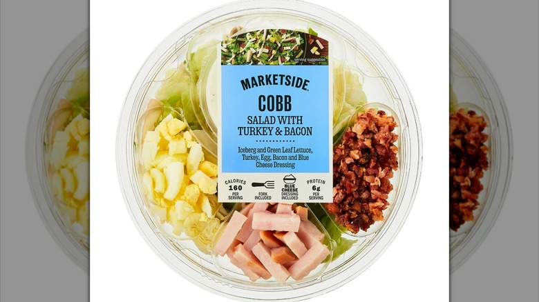 Walmart Marketside Cobb salad with turkey and bacon