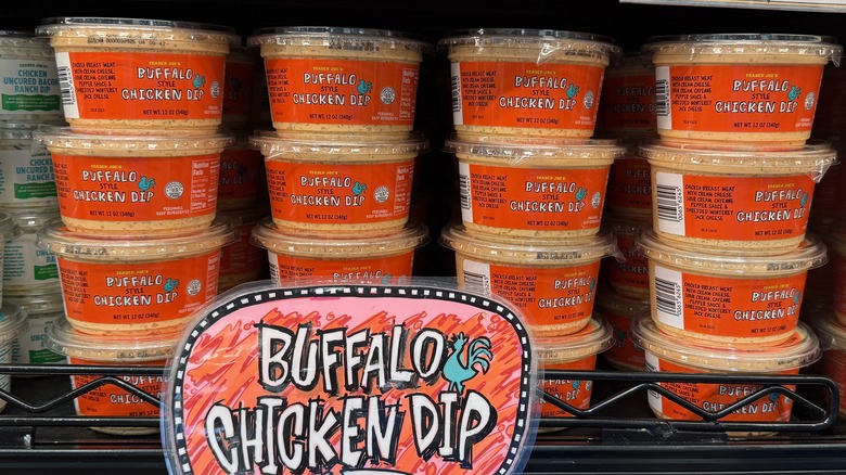 containers of Buffalo Chicken Dip