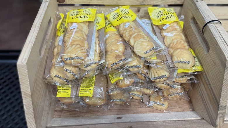 a pile of Lemon Zest Madeleine Cookies