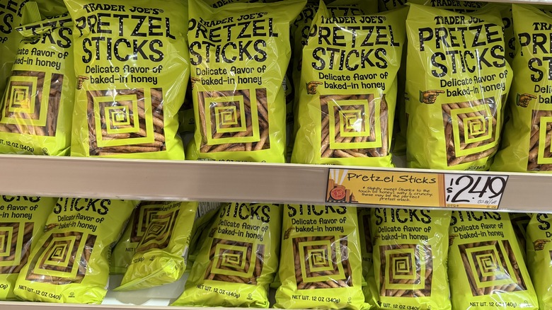 bags of Pretzel Sticks