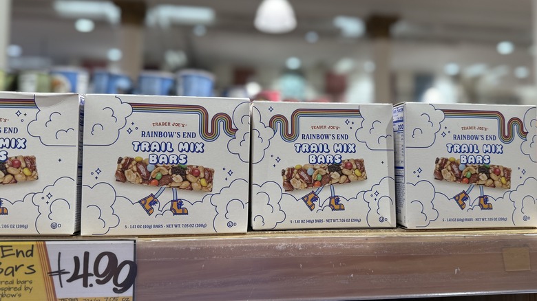 boxes of Rainbow's End Trail Mix Bars
