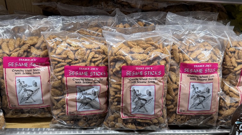 bags of Sesame Sticks