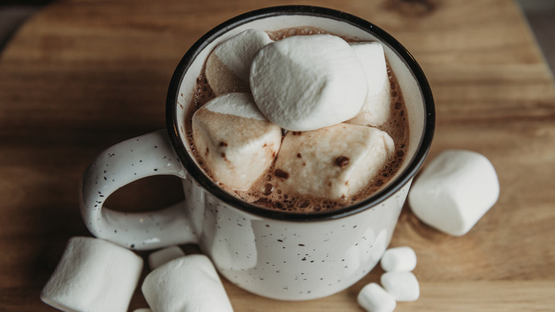 hot chocolate with marshmallows