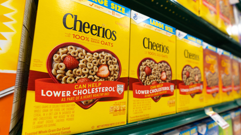 Boxes of Cheerios