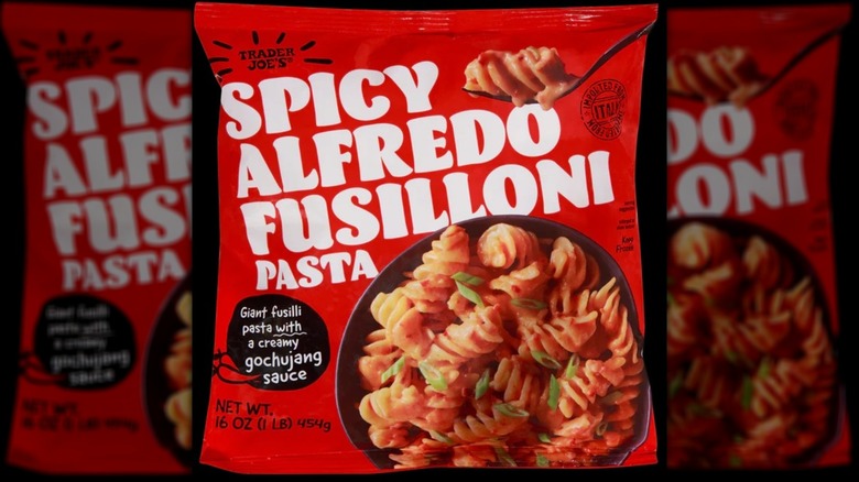 bag of Trader Joe's frozen pasta