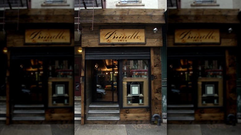 The front of the Brindle Room in New York