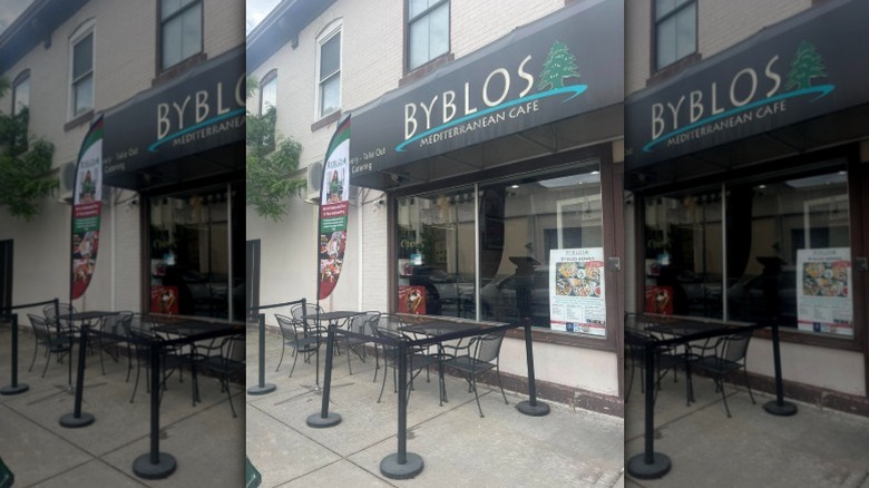 The front of Byblos Mediterranean Cafe