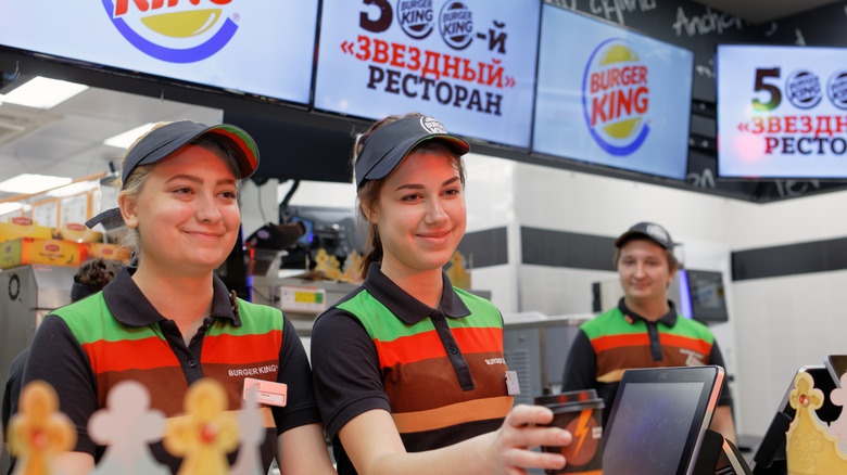 Burger King location in Russia