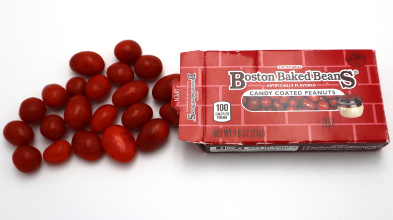Open box of Boston Baked Beans