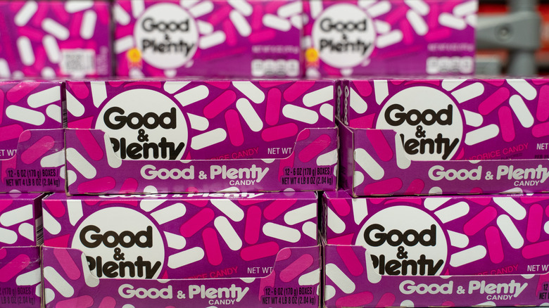Good & Plenty boxes
