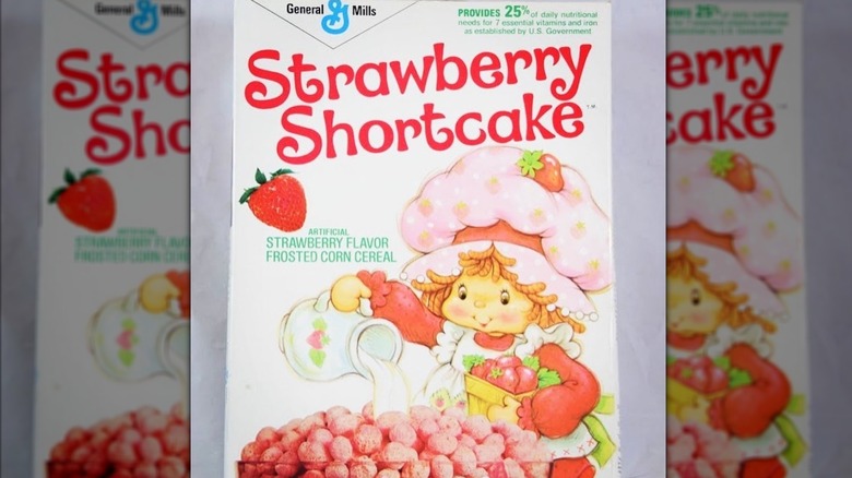 Strawberry Shortcake cereal box