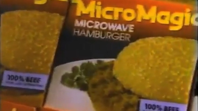 Micro Magic hamburger box from ad