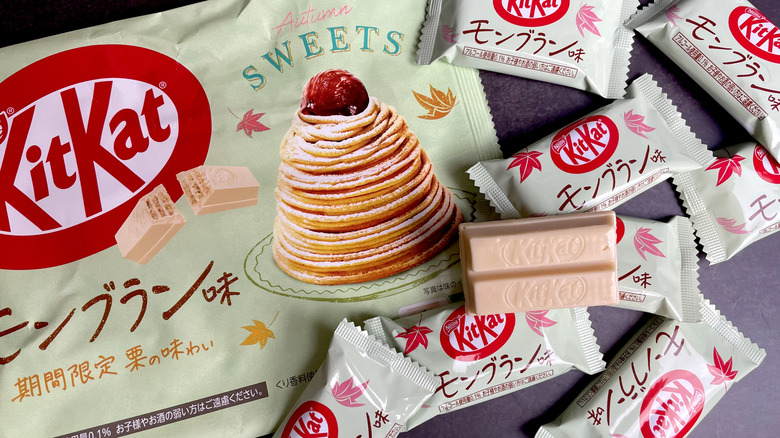 Japanese Mont Blanc Chestnut Kit Kats