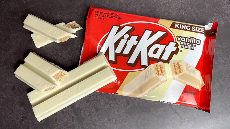 King Size Vanilla Kit Kat bar
