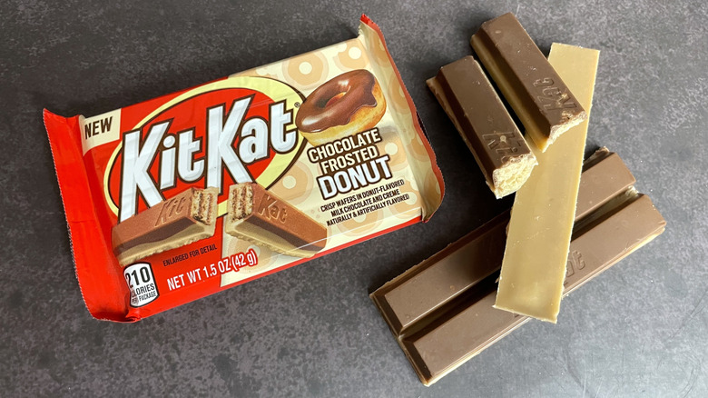 Chocolate Frosted Donut Kit Kat bar