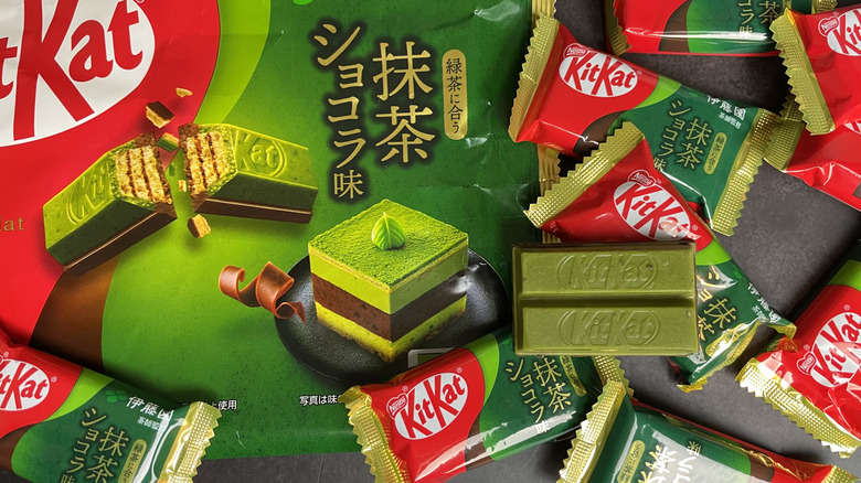 Japanese Matcha Chocolate Kit Kat bars