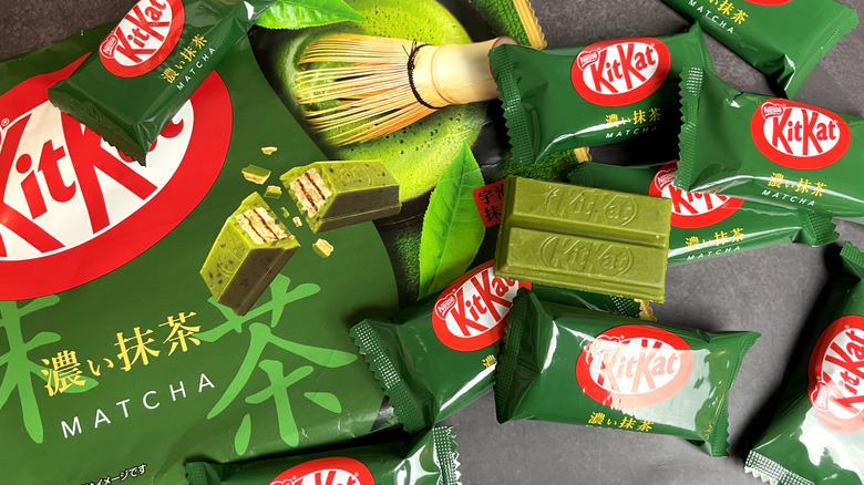 Japanese dark matcha Kit Kat bars