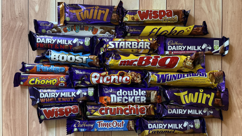 21 Cadbury chocolate bars