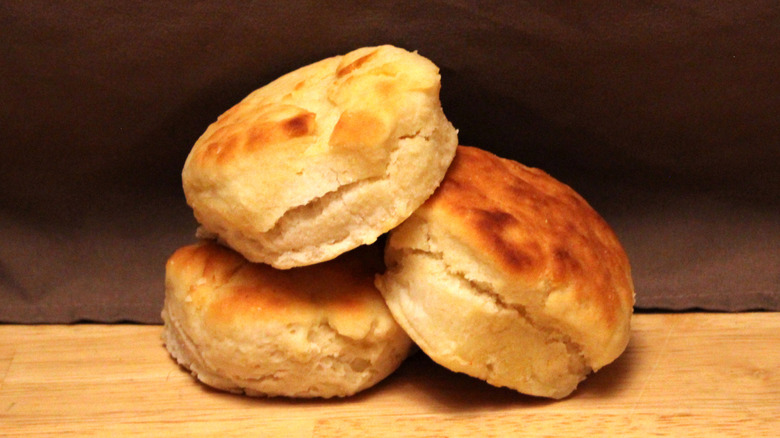 A side of Cracker Barrel's buttermilk biscuits