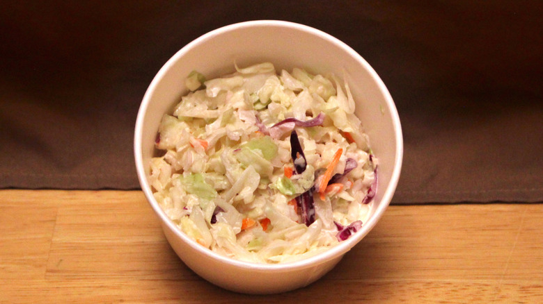 A side of Cracker Barrel's coleslaw