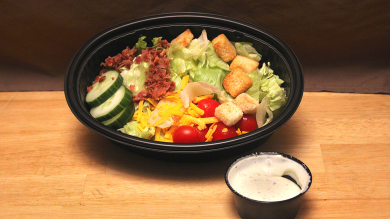 A side of Cracker Barrel's house salad